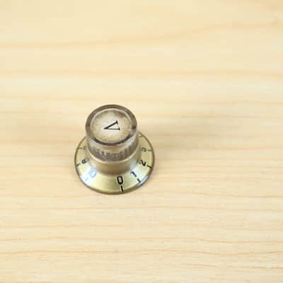 Vintage 1960s UNIVOX Guitar VOLUME KNOB GOLD Teisco EPIPHONE JAPAN MIJ image 3
