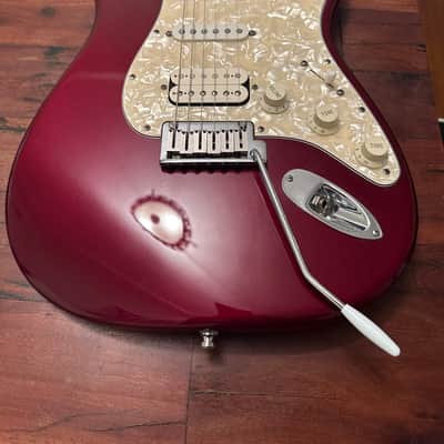 1997 USA Fender Lone Star Stratocaster Candy Apple Red image 3