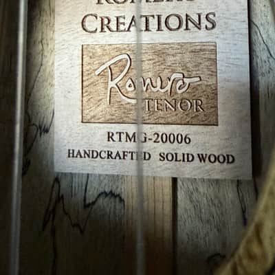 Romero Creations Signature Tenor Ukulele — Spalted Mango (2020) image 4