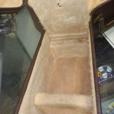 Acoustic Guitar Case 43x16x12 1/2 ( 4 " Depth ) Brown Exterior / Tan Interior image 6