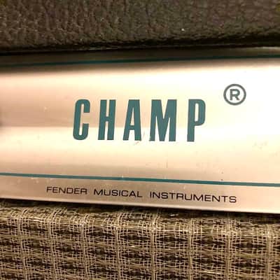 USA Fender Champ 1979 - Silverface - Jensen upgrade image 4