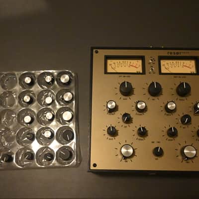 Resor 2525 Rotary DJ Mixer 2024 - Black wood with bronze metal top image 5