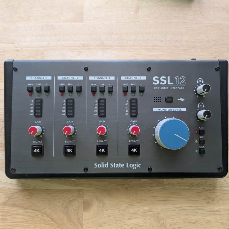 Solid State Logic SSL 12 12-Channel USB Audio Interface 2023 - Black image 1