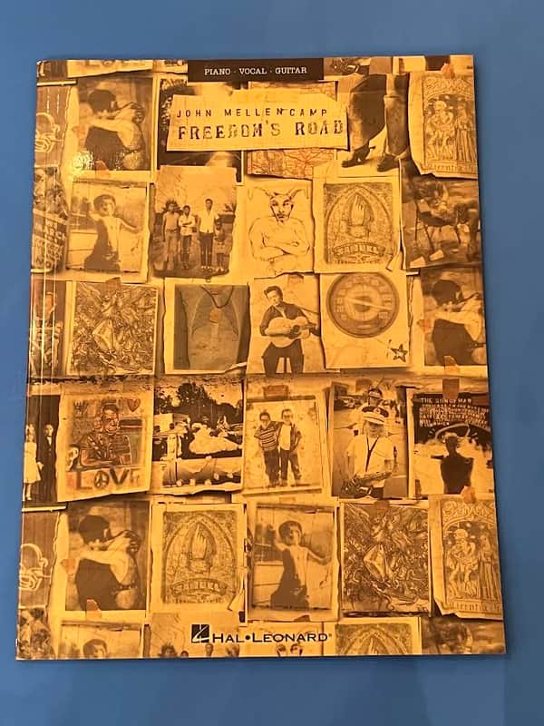 Hal Leonard John Mellencamp Freedom's Road Piano, Vocal & Guitar Sheet Music Book