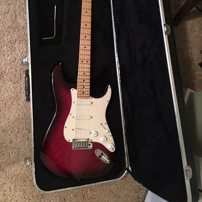 Fender Strat Plus Deluxe 1991 Crimson Frost image 7