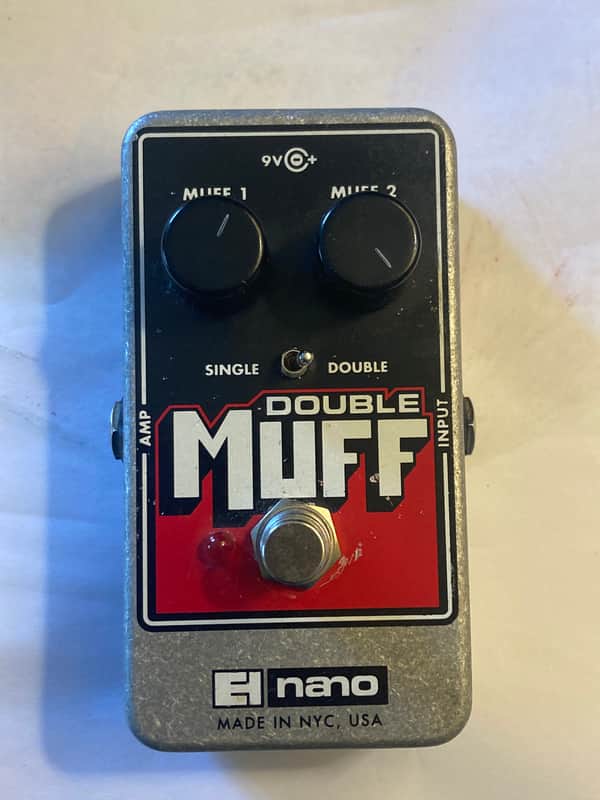 Electro-Harmonix Double Muff Nano Fuzz 2010 - 2020 - Black / Red / Metal image 1