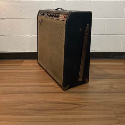Fender Super Reverb 2-Channel 40-Watt 4x10" Guitar Combo 1966 - Black Panel image 2