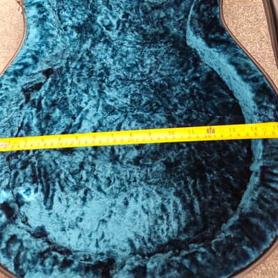 Calton Guitar Case V2  - Excellent Condition For Taylor TZ5 or similar size guitar, inc Telecaster 2018 - Present - Black image 11