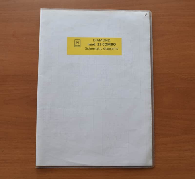 CRB Diamond 33 Combo Service Manual Schematic diagrams Schema elettrico Technical Guide for repair image 1