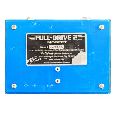 Fulltone Fulldrive 2   Mosfet V1.4 image 6