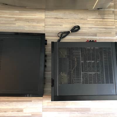 Classic Onkyo Integra M-504 Dual Monoblock 165WPC Amp & P-304 MM/MC Preamp ~LED UPGRADE~ SERVICED ! image 12