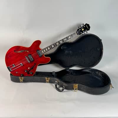1968 Epiphone Riviera Cherry (Changed Tuners) image 1