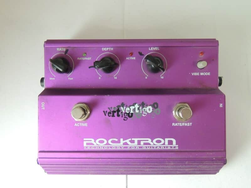Rocktron Vertigo Vibrato/Chorus Effects Pedal Free USA Shipping image 1