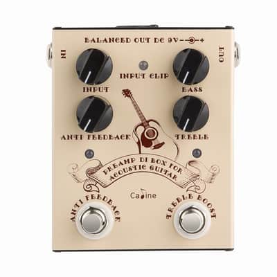 Caline CP-40 PRE-AMP DI Box with Anti Feedback control for Acoustic Guitars True Bypass image 1