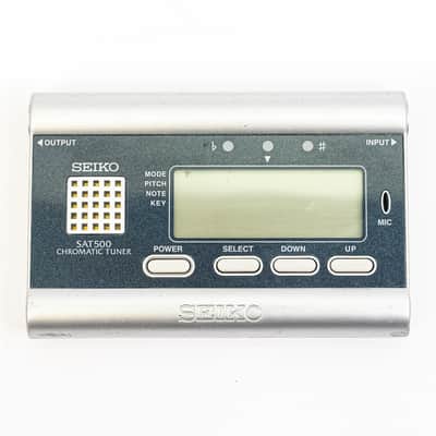 Seiko SAT500 Digital Chromatic Tuner for Guitar Bass Acoustic image 1