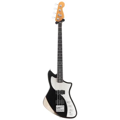 Fender Certified Pre-Owned American Ultra II Meteora Bass, Ebony Fingerboard, Texas Tea (T11) (36028) image 5