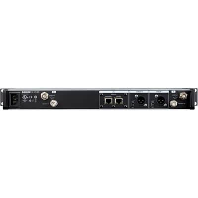 Shure ULXD4D Dual Channel Digital Wireless Receiver – for ULX-D Wireless Systems, Dante Enabled, Transmitters Sold Separately | G57 Band (ULXD4D=-G57) image 2