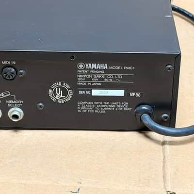 Vintage Yamaha PMC1 Percussion MIDI Converter - Good Condition (Built-In Power Supply) image 13