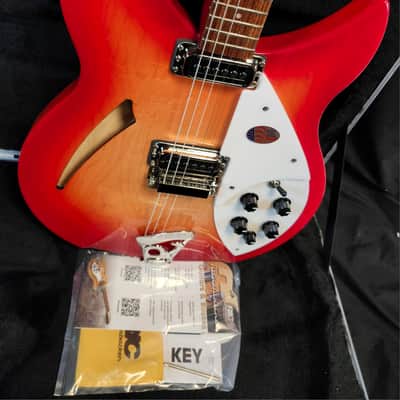 Rickenbacker 330 Fireglo Semi-Hollow Guitar, RW FB, w/HSC 2026 image 6
