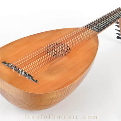 Bohr 7-course Renaissance lute 1977 image 13