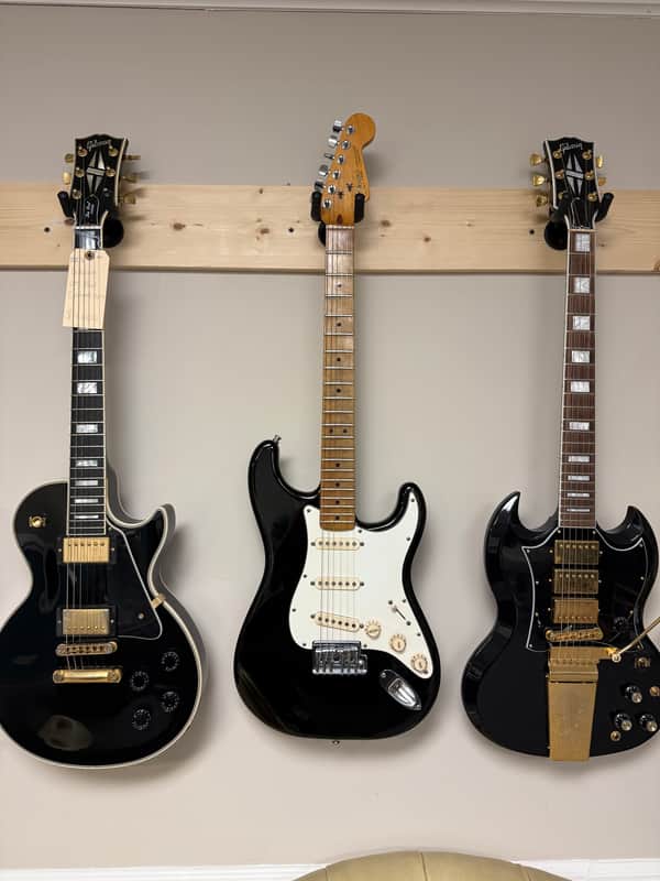 Fender "Dan Smith" Stratocaster with Maple Fretboard 1983 - Black image 1