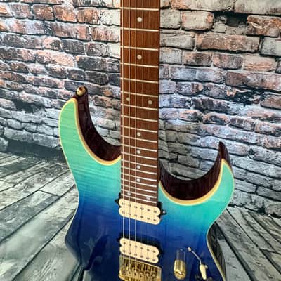 Ibanez RG421HPFM-BRG Standard 2020 - Present - Blue Reef Gradation image 2