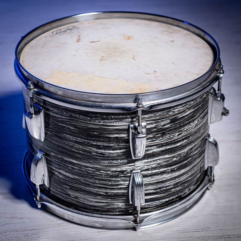 Ludwig Drum Ex The Beatles Video REAL LOVE 1960s - Black Oyster image 1
