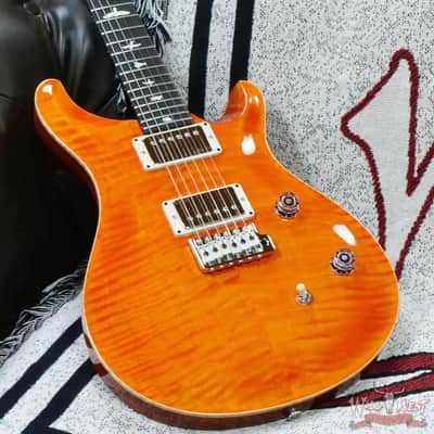 2023 Paul Reed Smith PRS Wild West Guitars Special Run CE 24 Painted Black Neck 57/08 Pickups Orange 7.10 LBS image 6