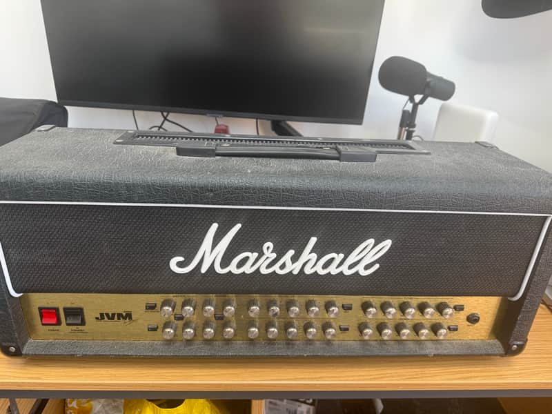 Marshall JVM410H 4-Channel 100-Watt Guitar Amp Head 2007 - Present - Black image 1