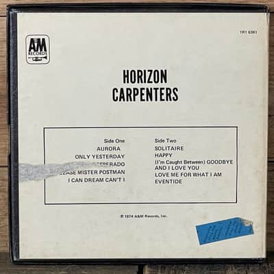 Horizon Carpenters Horizon Carpenters 3 3/4IPS Reel to Reel A&M records, Inc. 1R16361 Guaranteed working image 5