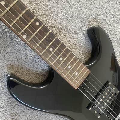 Black Single Humbucker Electric Guitar, Solid Basswood Body, Maple Neck, Rosewood Fingerboard image 12