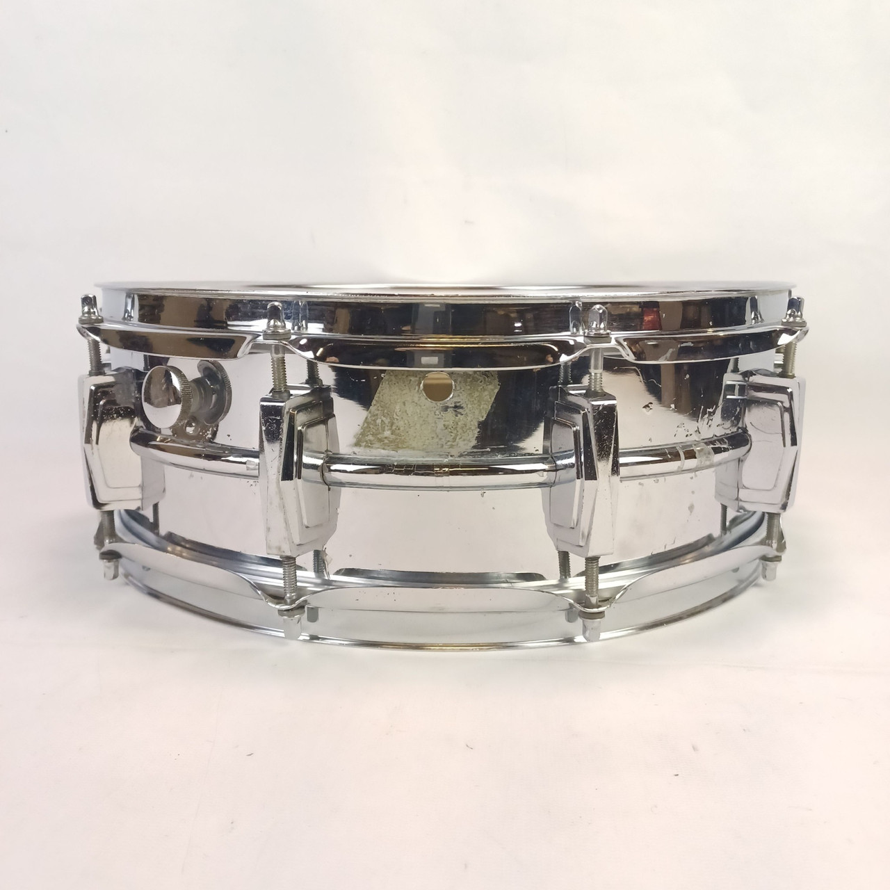 Ludwig Supraphonic 5x14"Snare Drum Vintage70s Muffler -Blue/Olive Badge Aluminum — main photograph