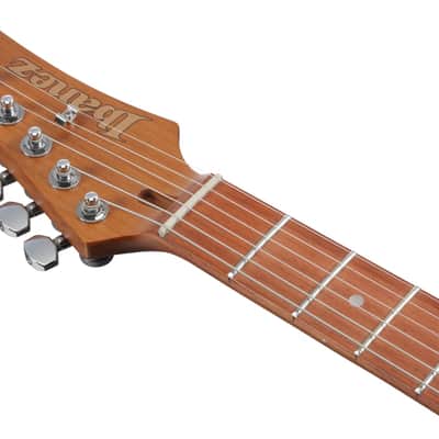Ibanez AZ22S1F Standard Electric Guitar, Jatoba Fingerboard, Transparent Black Sunburst image 6