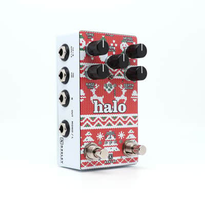 Keeley Halo Andy Timmons Dual Echo Delay Pedal IN AN UGLY XMAS SWEATER! image 2
