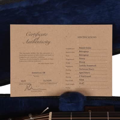 Atkin Essential OM Aged Baked Sitka/Mahogany Natural (Serial #4125) image 9