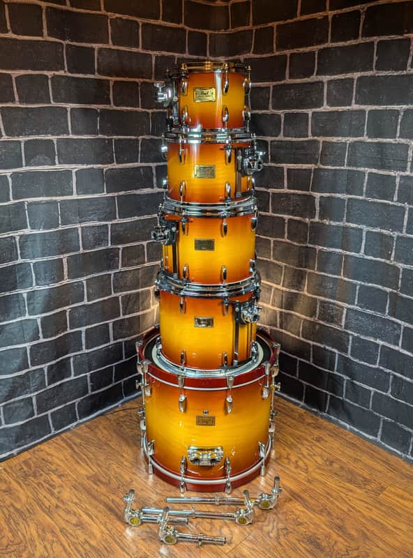 Pearl Master Studio Birch 5-Piece Drum Set – Vintage Sunburst, Thunder-Toned Birch Shells, and Studio-Grade Swagger image 1