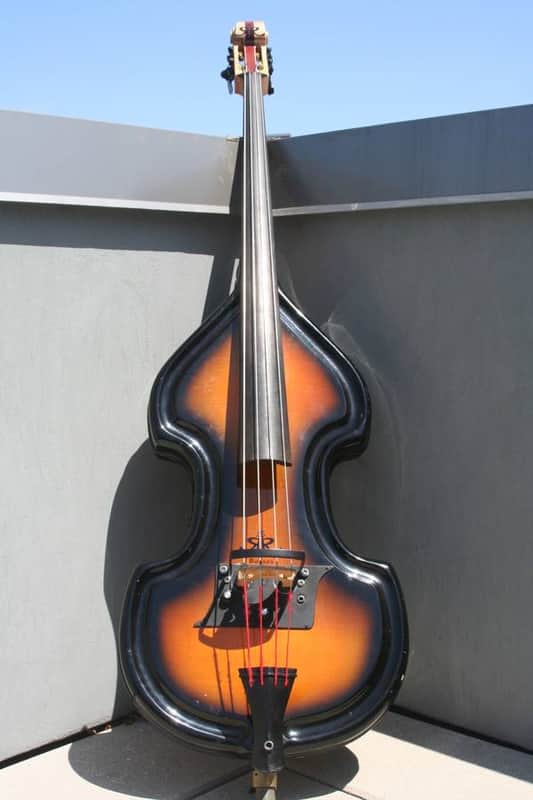 Ray Ramirez Baby Bass Early 2000s Mahogany Sunburst image 1