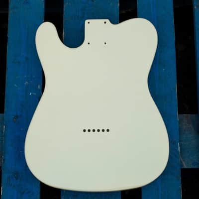Eden Premier Series Semi-Hollow Alder Body Telecaster Guitar Vintage White image 3
