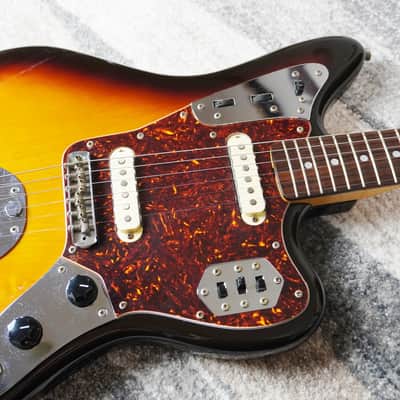 Fender Jaguar (1986) – JG66-75 3-Color Sunburst / Fujigen Japan E-Serial / Rare MIJ image 8