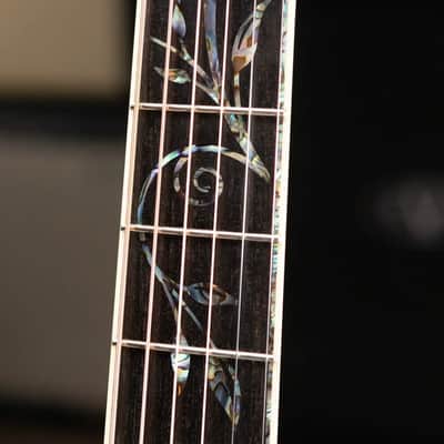 Santa Cruz H13 42 Style Acoustic Guitar - Orcas Island Cedar/Waterfall Bubinga with Hardshell Case image 11