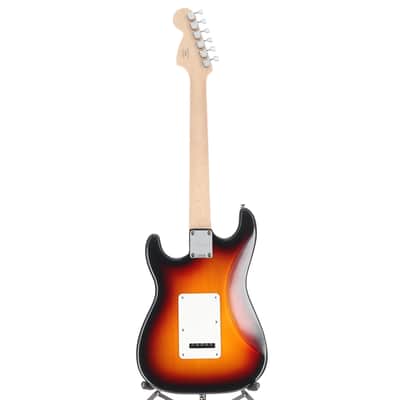 Squier Affinity Series Stratocaster Junior HSS, Laurel Fingerboard, White Pickguard, 3-Color Sunburst (RP) (80500) image 6