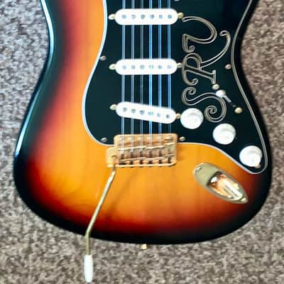 1996 Fender Stevie Ray Vaughan Stratocaster electric guitar made in the usa ohsc image 2