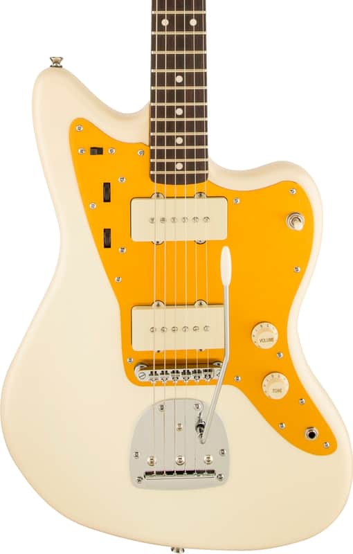 Squier J Mascis Signature Jazzmaster Electric Guitar, Laurel Fingerboard, Vintage White image 1