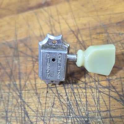 Used 1990's Gibson Deluxe Made in Germany Bass Side Keystone Guitar Tuner Individual 3x3 Guitar Tuner Chrome Luthier Parts #3 image 1