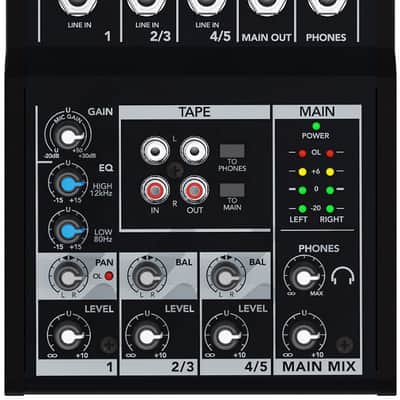 Mackie MIX5 5-Channel Compact Mixer image 2