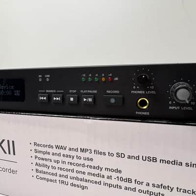 Denon DN-300R MKII Rackmount Solid State Media Player 2017 - Present - Black image 6
