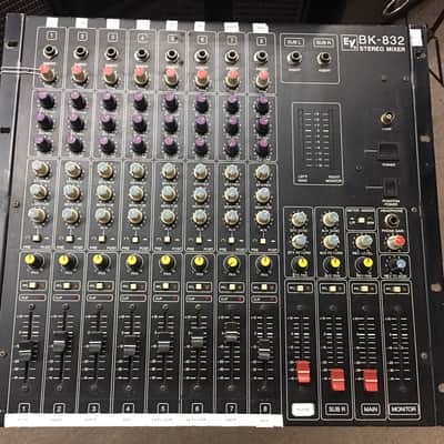 EV BK-832 Electro Voice 8 Channel Sound Board Stereo Mixer Vintage image 1