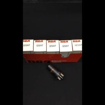 FULL SLEEVE (5) NOS NIB Mint RCA 12SA7 AA5 Radio Vacuum Tubes TESTED image 1