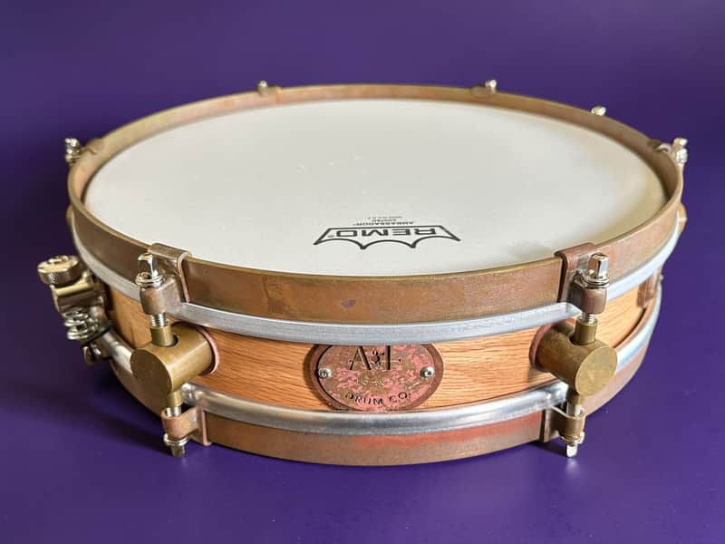 A&F Drum Co 3x12 Single-Ply Steam Bent Rude Boy Snare - Oak (2025) image 1
