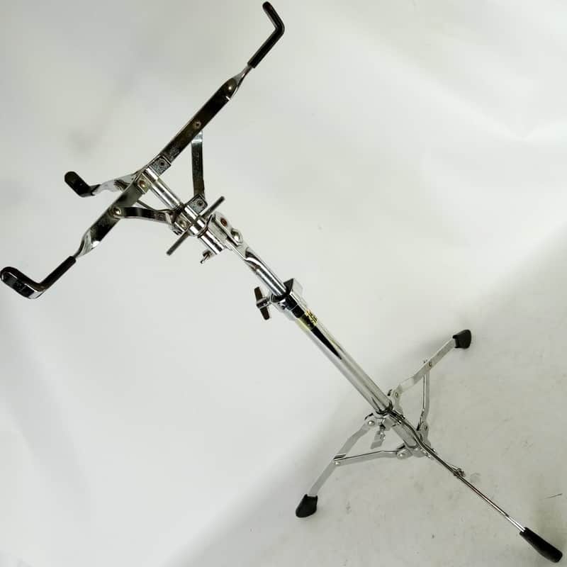 Vic Firth Snare Drum Stand Single-Braced Chrome Vintage Pearl Tripod Base image 1
